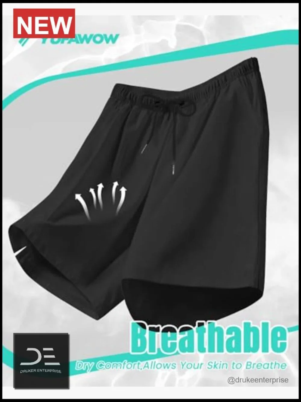 9 Inch Swim Trunks with Mesh Lining Quick Dry Breathable Pockets for Summer